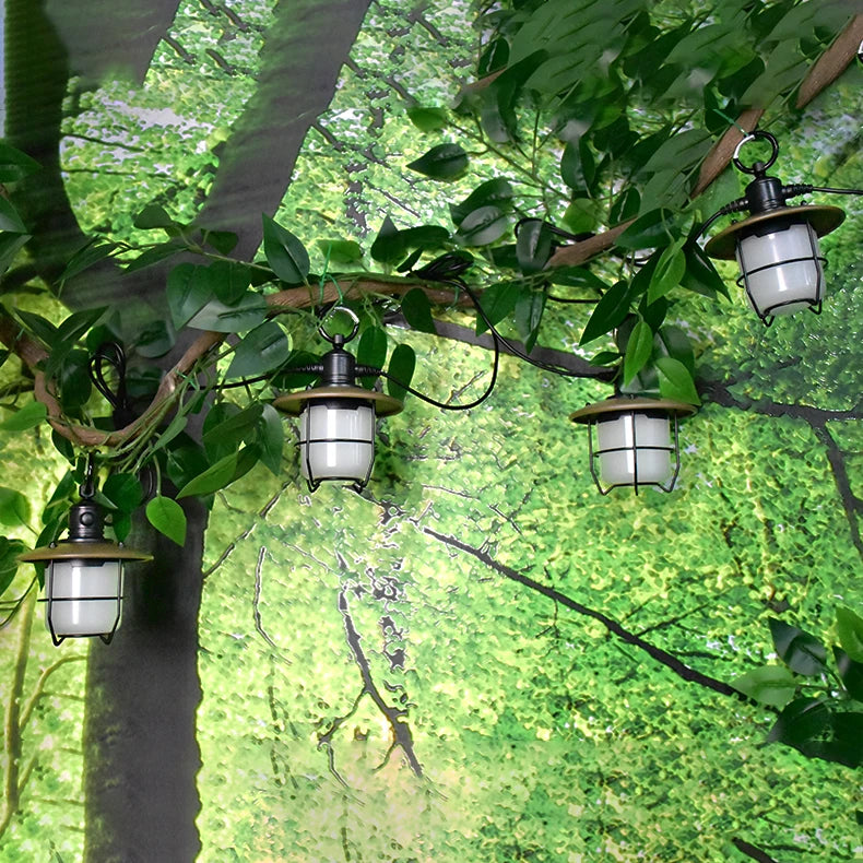 Waterproof Outdoor Rechargeable Decorative String Lights for Camping Holidays