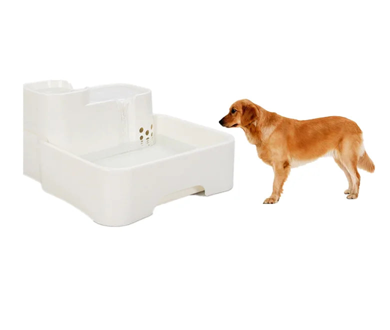 Waterfall Circulating Pet Drinker with Automatic Cat Water Fountain