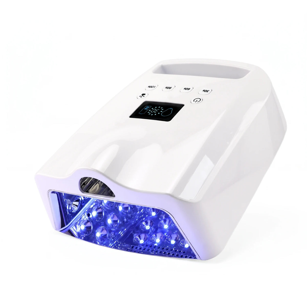 128W UV LED Nail Lamp Portable Cordless Gel Polish Dryer 365 Nm 405 Nm Fast Curing