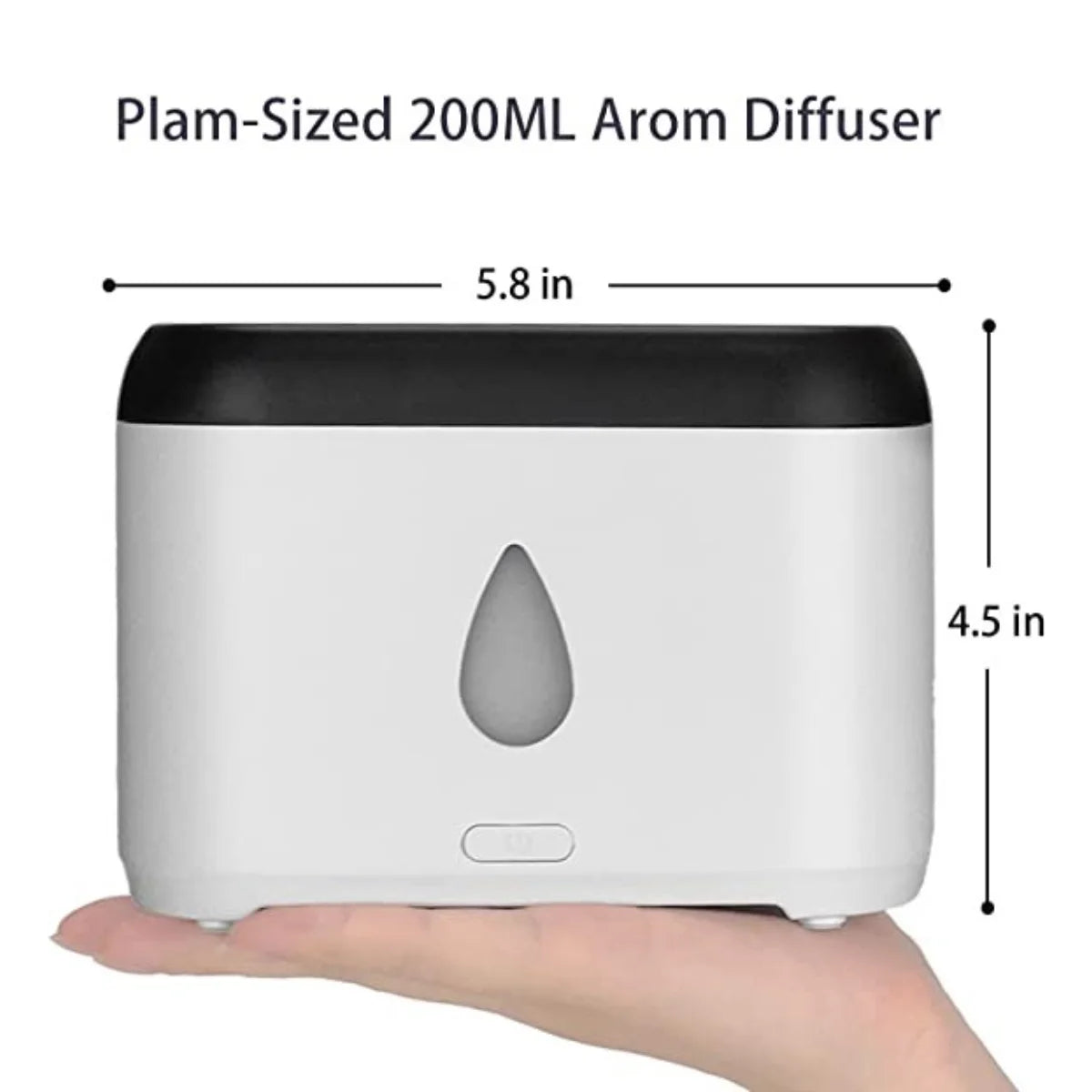 Aromatherapy Essential Oil Diffuser Flame Aroma Diffuser Humidifier Mist Scent Air