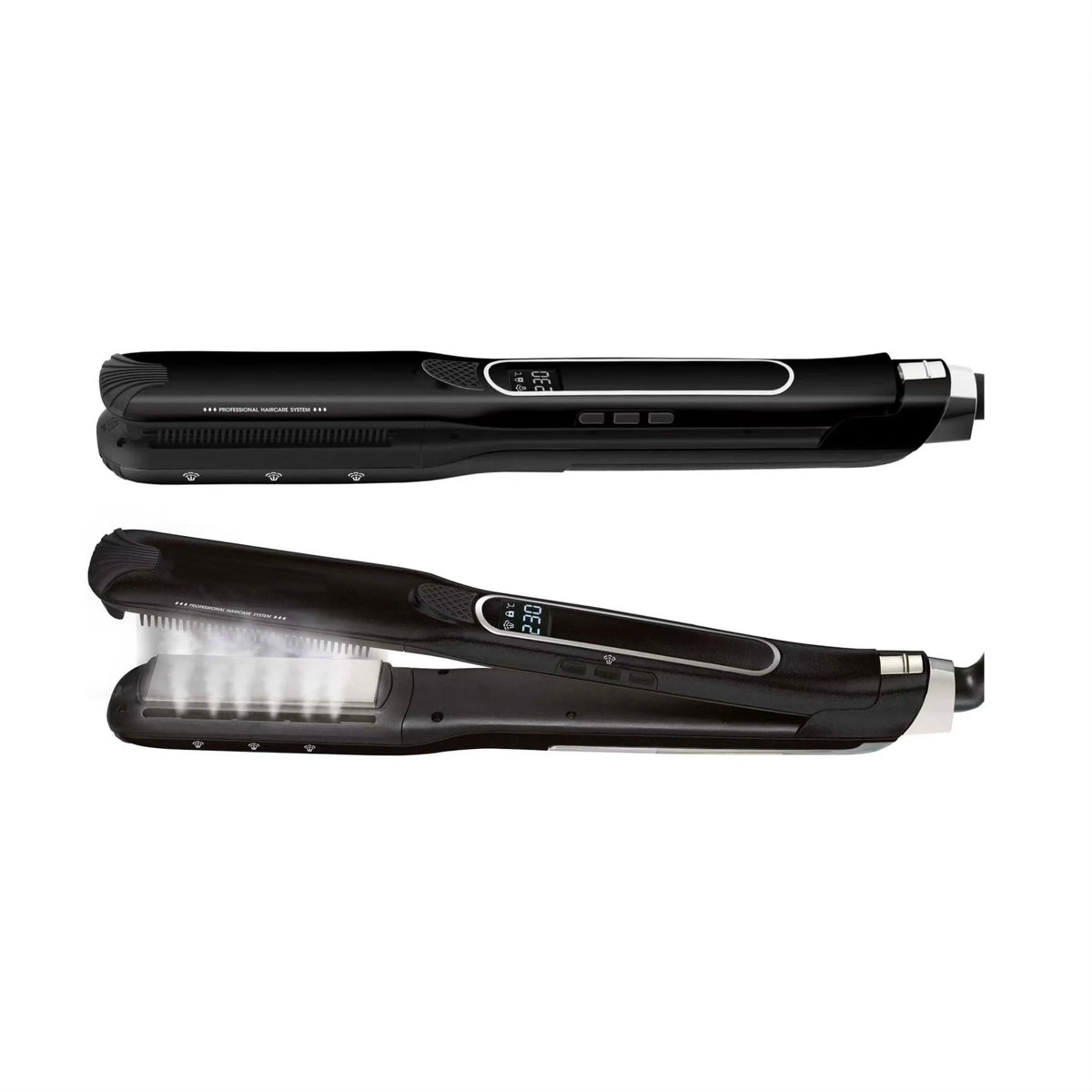 Electric Professional Fast Steam Hair Straightener Straightening Brush With Temperature