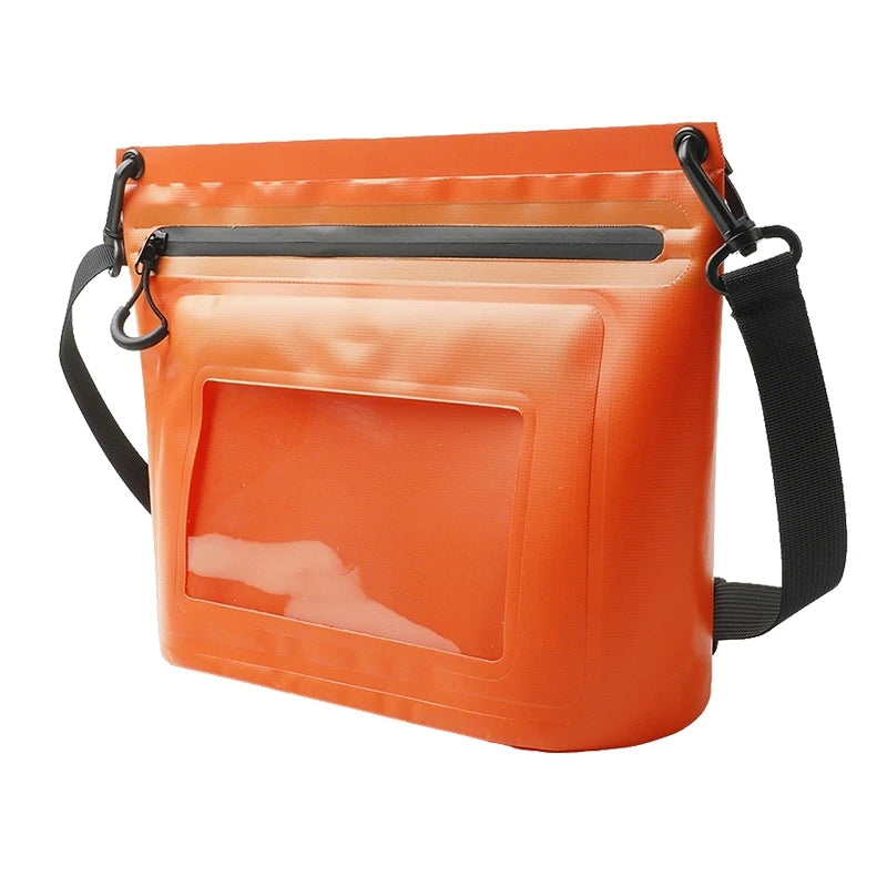 Portable Waterproof PVC Dry Bag Airtight Zipper Fashion Style Outdoor Survival Phone