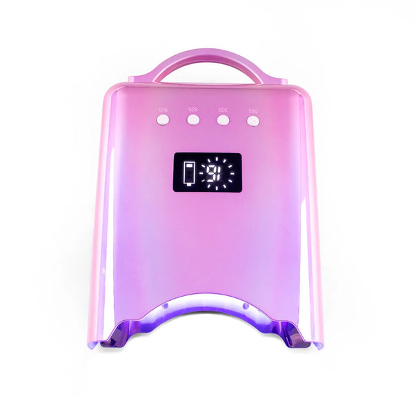 Black Pink Manicure Table Nail Gel Polish Curing Rechargeable Nail Dryer SUN UV Hybrid