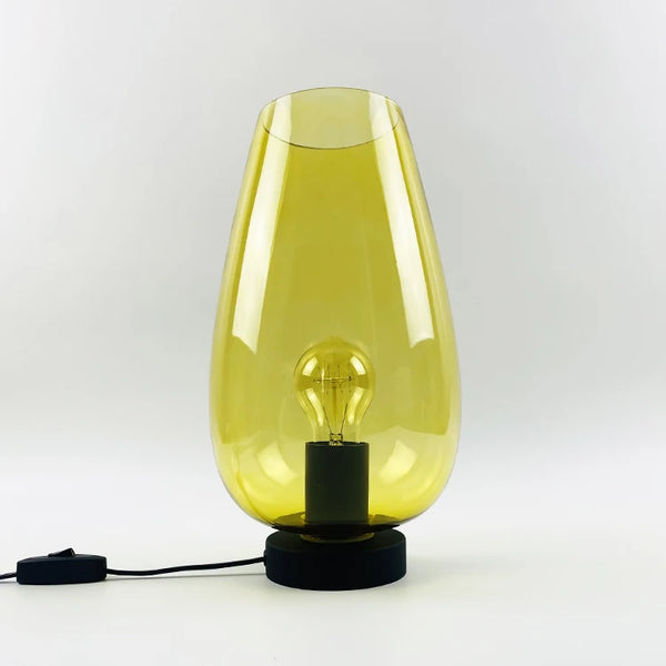 Led Bed Side Bedroom Modern Round Table Lamp Mushroom Lamp Glass Table Lamp