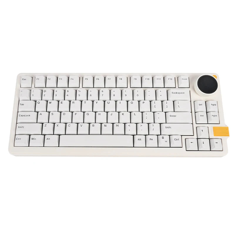 83-Key Mechanical Keyboard with Knob Screen RGB Backlight Gaming Mechanical Keyboard