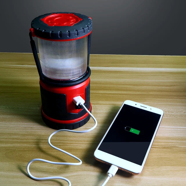 Portable Rechargeable Led Camping Lantern With 3 Lighting Modes Emergency Outdoor Camping