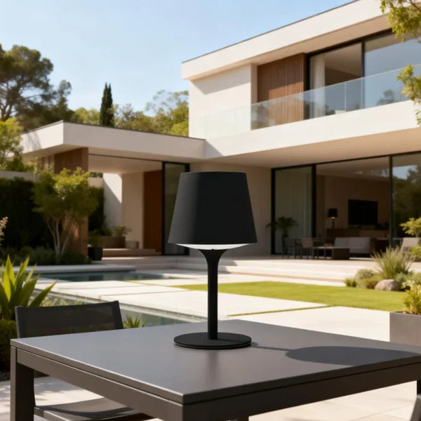 Die-Cast Aluminum Simple Modern Dimmable Rechargeable LED Cordless Table Lamp for Hotel