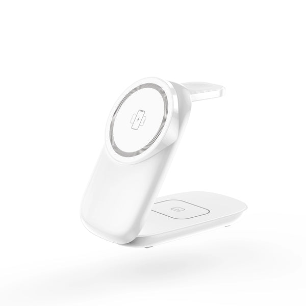 Mini Folding 3 in 1 Fast Wireless Charger Ultra Thin 3 in 1 Wireless Charging Station
