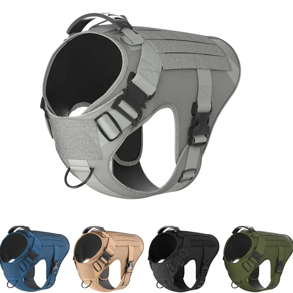 Heavy Duty No-Pull Service Dog Vest Large Breed Adjustable Full Body Dog Tactical Harness