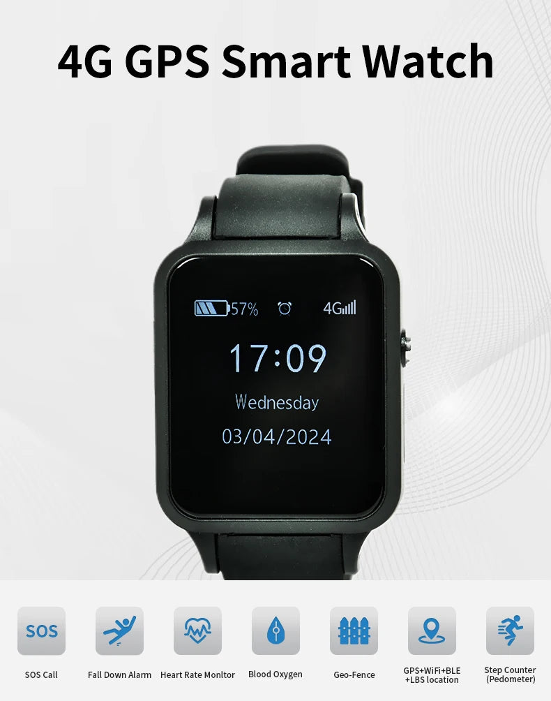 4G Lte Smartwatch Men Gps Sim Card 4G Smart Watch