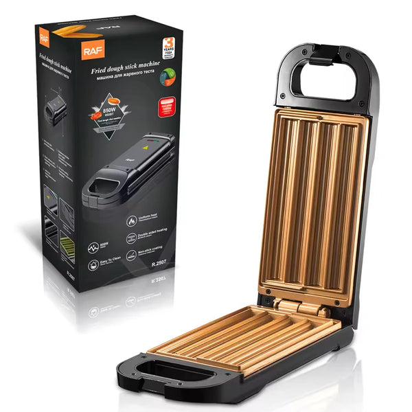 Electric Healthy Fried Dough Stick Mini Snack Waffle Maker Machine Non-Stick Churros