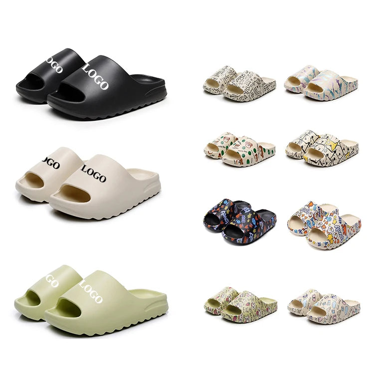 Women Indoor Outdoor Pillow EVA Soft Shower Cloud Slides Lightweight Summer Sandals