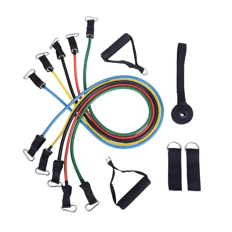 11-Piece Resistance Band Set for Home Workouts and Strength Training