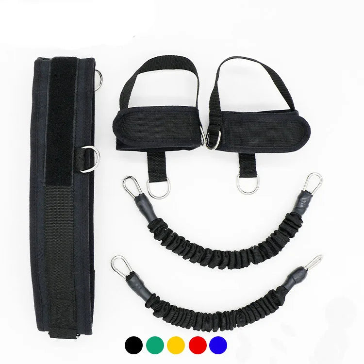Vertical Jump Trainer Leg Strength Resistance Bands Set for Basketball Volleyball