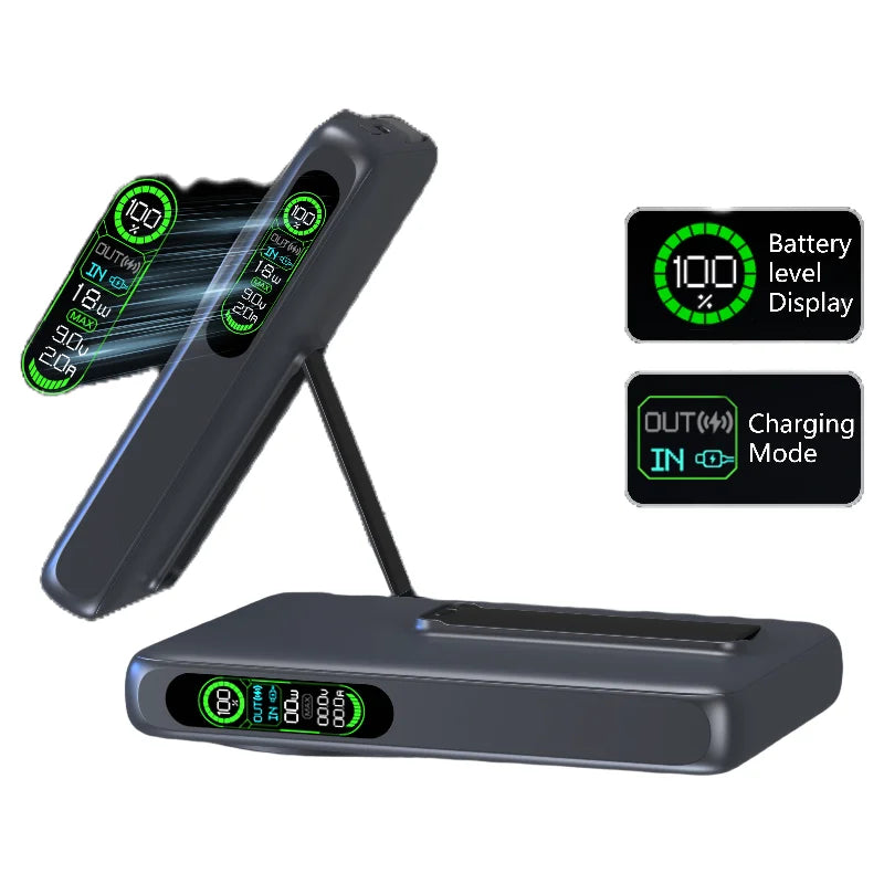 Small Magnetic Power Bank 10000 Mah Portable Mobile Phone Wireless Magnetic Charger 15w