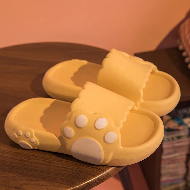 Summer Women Slipper Cloud Design Lovely Cartoon Sandals Female Couples Outdoor EVA Thick