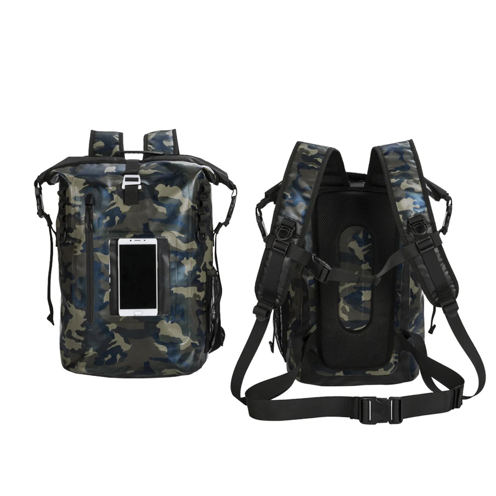 Waterproof Backpack Dry Bags Pack for Kayaking Camping Beach Fishing Hiking