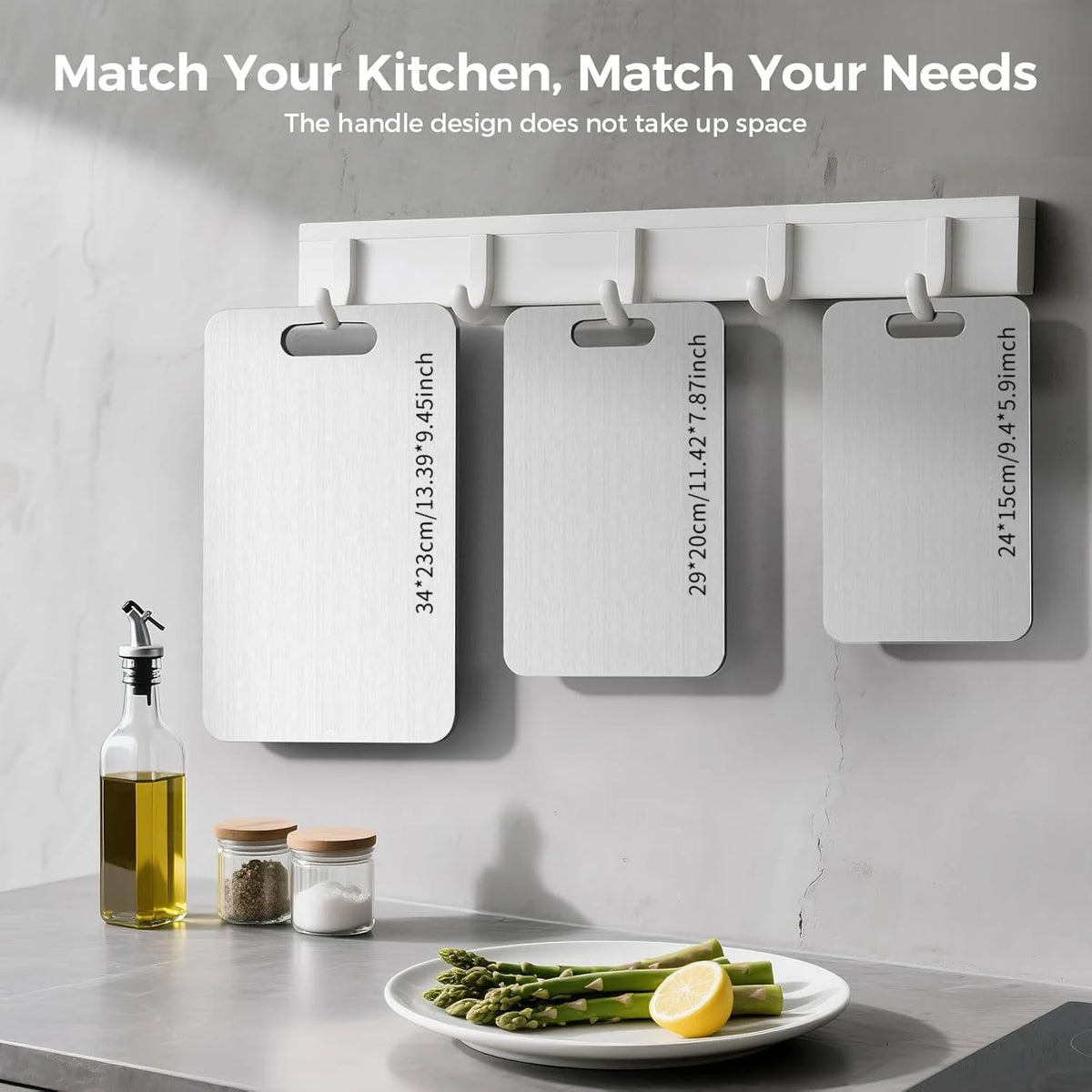 Titanium Cutting Board 100% Pure Cutting Boards for Kitchen Best Non Toxic Chopping Board