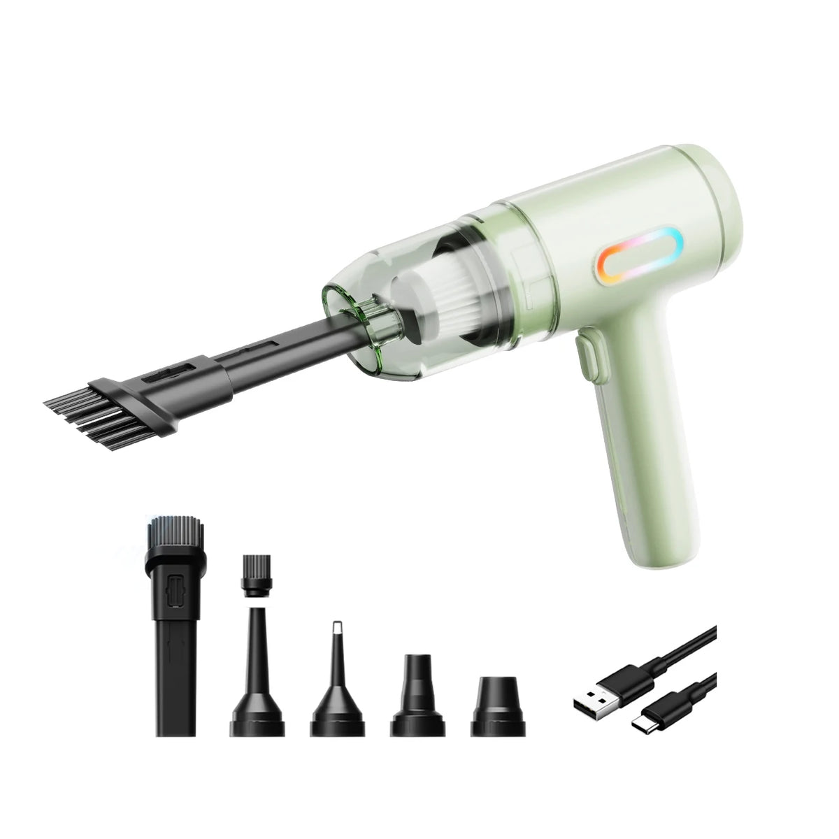 Wireless Handheld Car Vacuum Cleaner Portable with High Power Mini 4 in 1 Cordless Auto