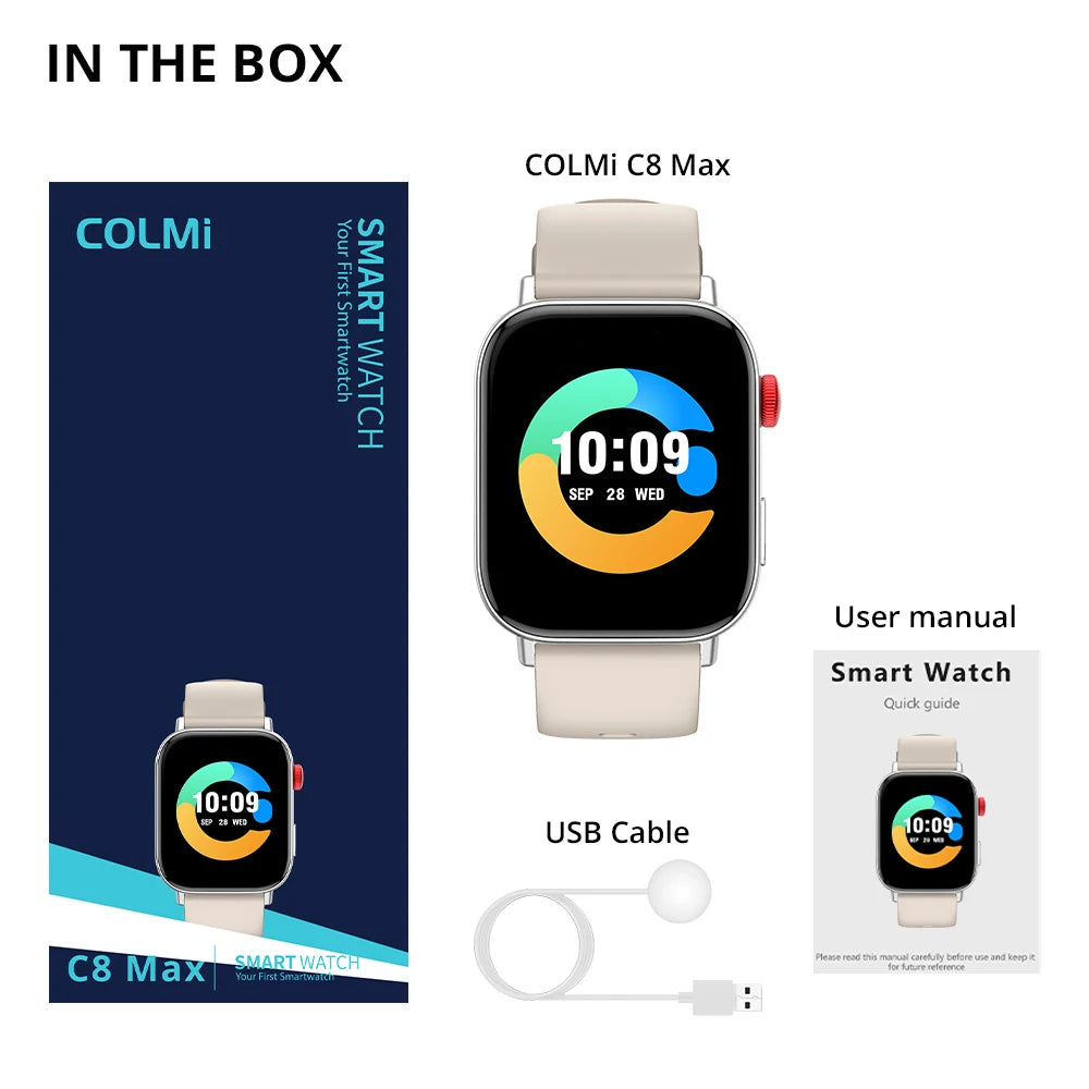 Voice Calling Smart Watch with Large 1.93 Inch HD Color Display