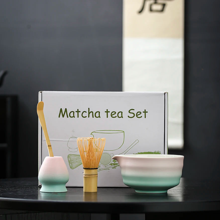 4 to 7 PCS Matcha Bowl Ceremony Accessory Japanese Tea Matcha Organic Bamboo Whisk Chasen