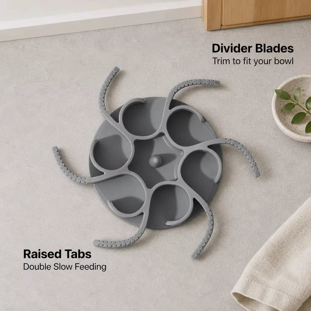 Silicone Dog Lick Mat and Slow Feeder with Suction Cup, Non-Slip Base