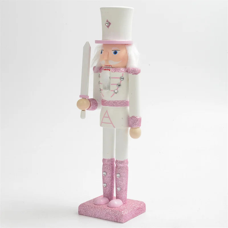 Nutcracker Wooden Puppet Desktop Decoration Ornaments Children'S Christmas Gifts Brand