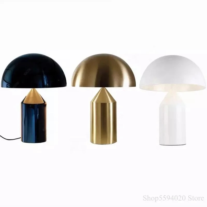 Modern Mushroom Table Lamp for Living Room Star Hotel Apartment Simple Design Night