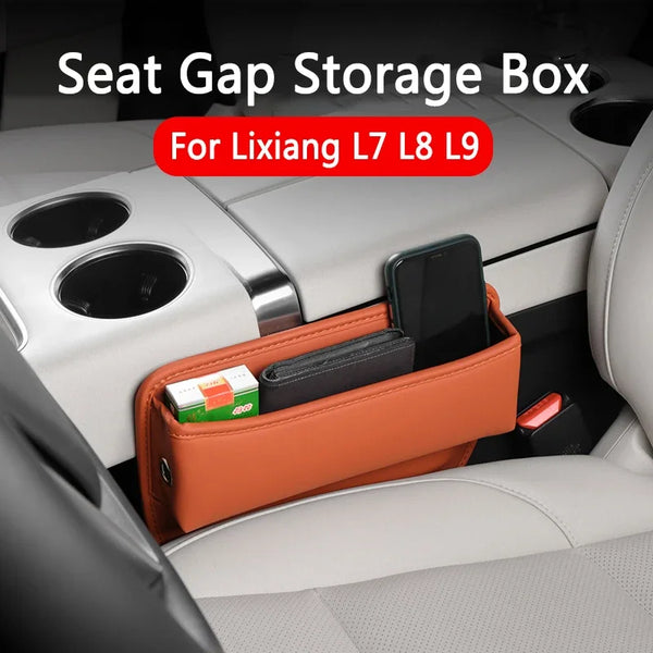 Leading Ideal Li Auto Lixiang One L6 L7 L8 L9 Car Seat Gap Organizer Storage Box for Car