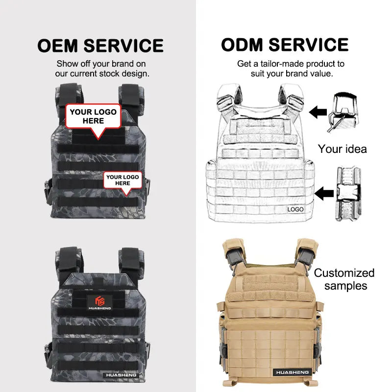 Custom 8.75lbs Workout Strength Training Weighted Plate Carrier Running Adjustable Weight