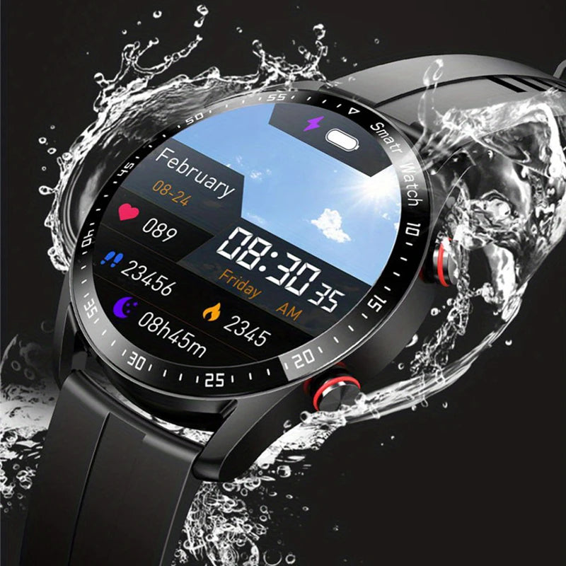 LCD Relogio Smartwatch Bracelet Relojes Hombre Waterproof Stainless Steel Smart Watch