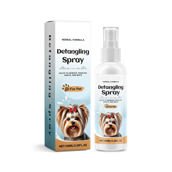 100ml Pet Hair Care Spray Long-Lasting Fluffy Nourishing No Static Combing Smooth Hair