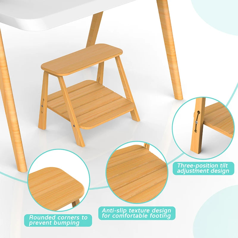 Modern Office Footrest for Under Desk Prevents Crossing Legs Sofa Footstool Foot Pad