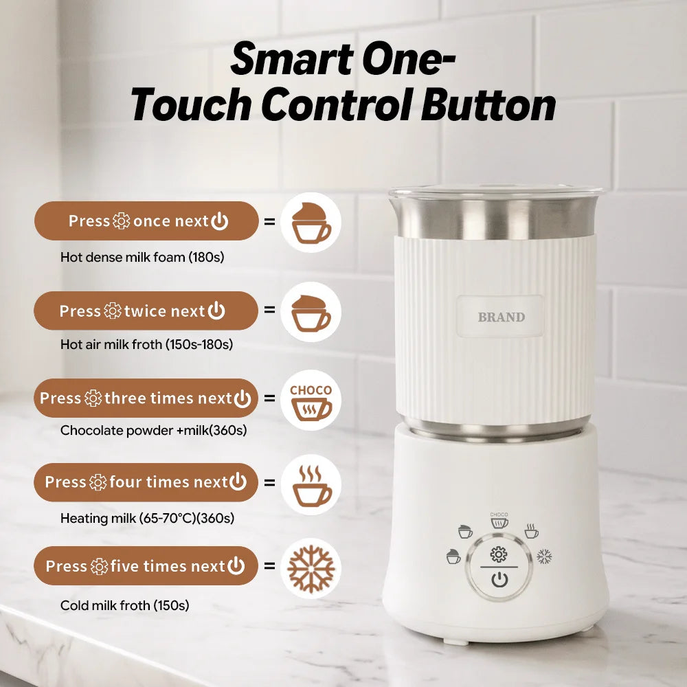 500W 350ml Multifunction Fully Automatic Electric Detachable Milk Frother MagDrive