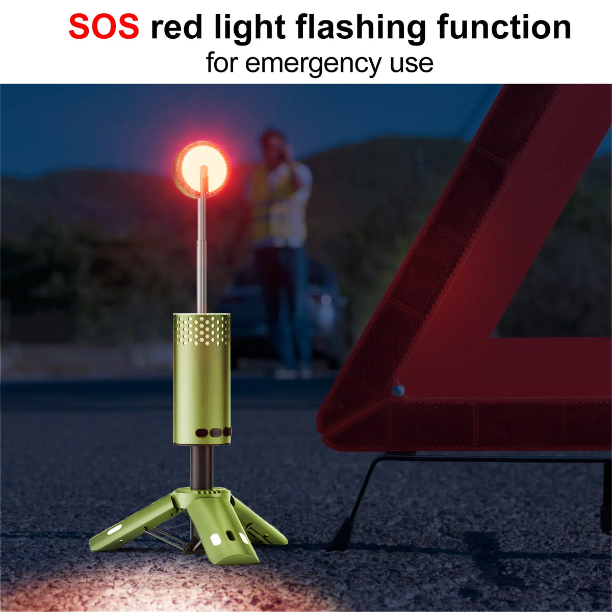 Portable LED Light Outdoor Camping Rechargeable Hiking Backpacking Emergency Garden