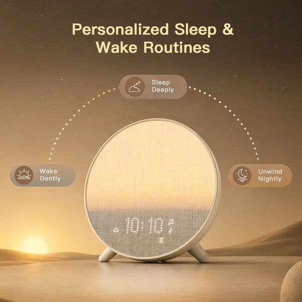 HiFiD Smart Sleep Aid Machine with Sunrise Simulation APP Controlled Wake Up Light