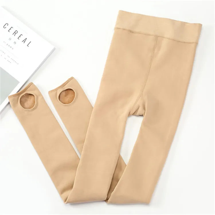 1 Pcs Winter Thicken Thermal Pantyhose Women Fleece Lined Tights Ladies Thermal Stockings
