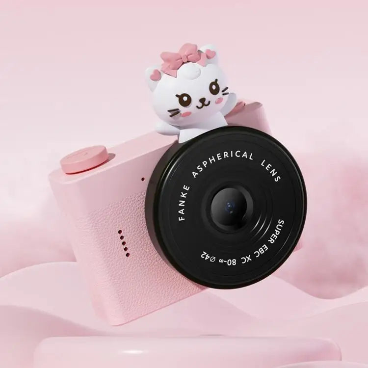Kids Gift Mini Digital Video Camera 2000W HD with Built-In Games Cute Cartoon Design Gift