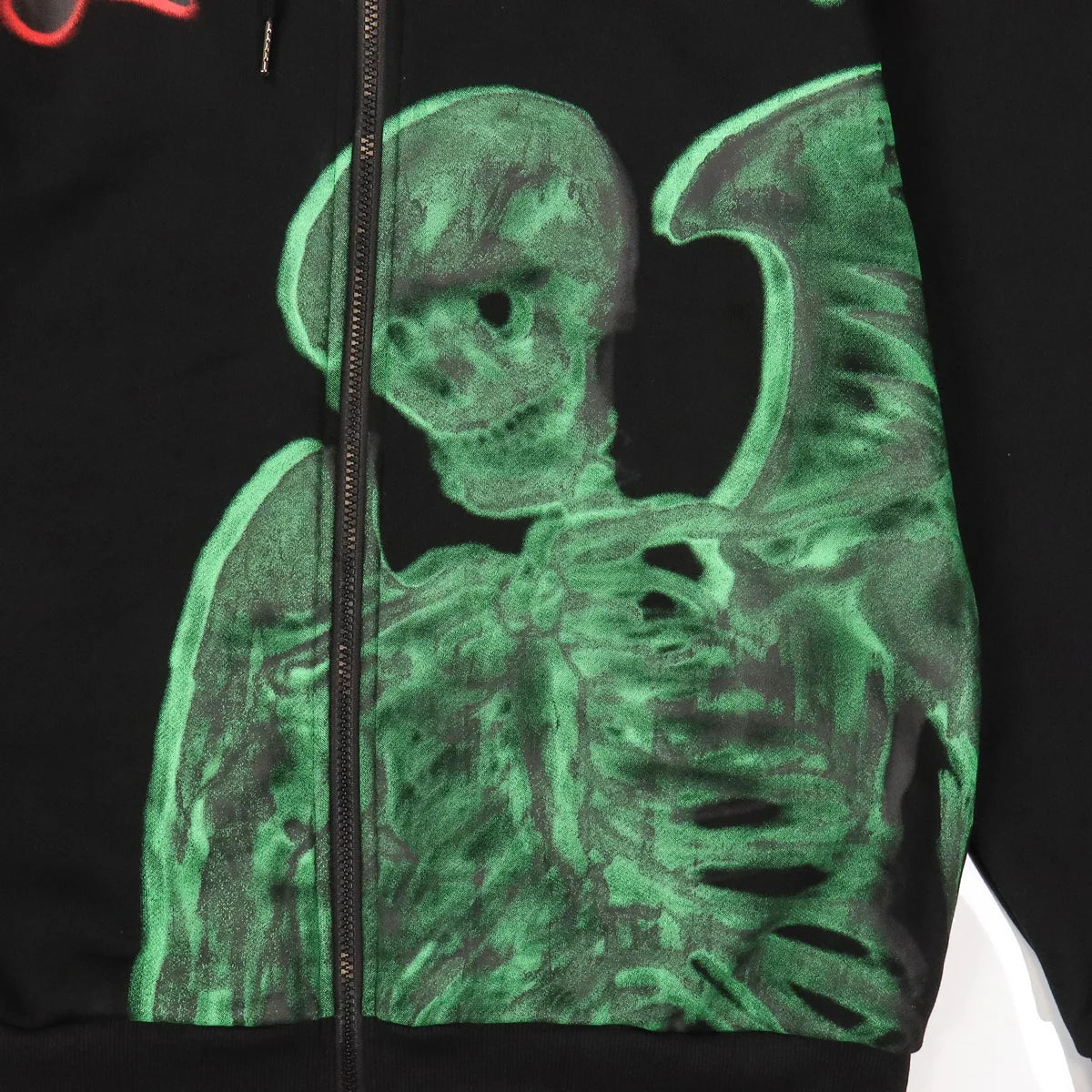 Fashion Trends Zip Up Men'S Big Skeleton Hoodie