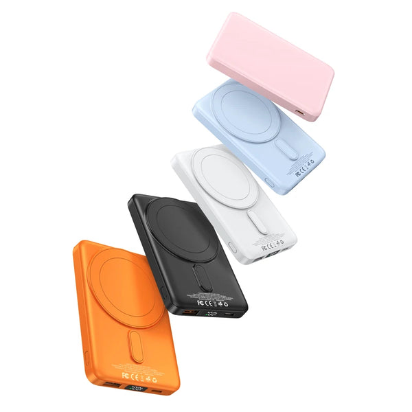 Magnetic 15W Wireless Power Bank 22.5W Fast Charging Portable Phone Charger 5000mAh