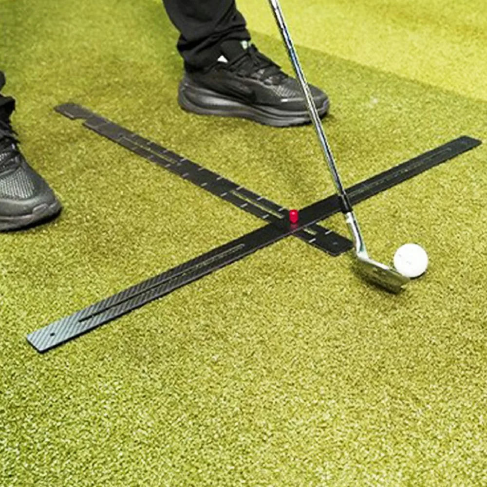 SwingPerfect Golf Carbon Fiber Dual Rail Swing Path Trainer