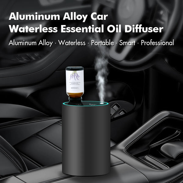 Aluminum Alloy Waterless Car Diffuser Smart Timer Control Nebulizer Diffuser for Car Home