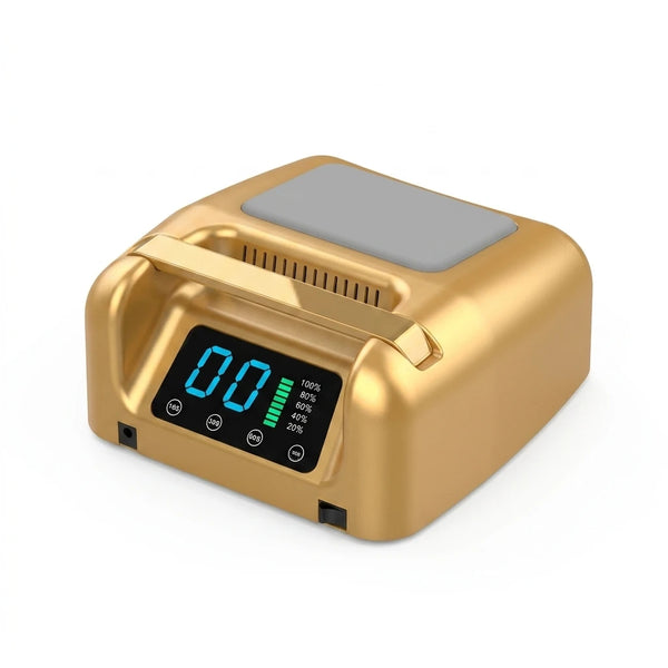 88W Rechargeable UV LED Nail Lamp Metal Handle Cordless Nail Dryer 40 LEDs Dual