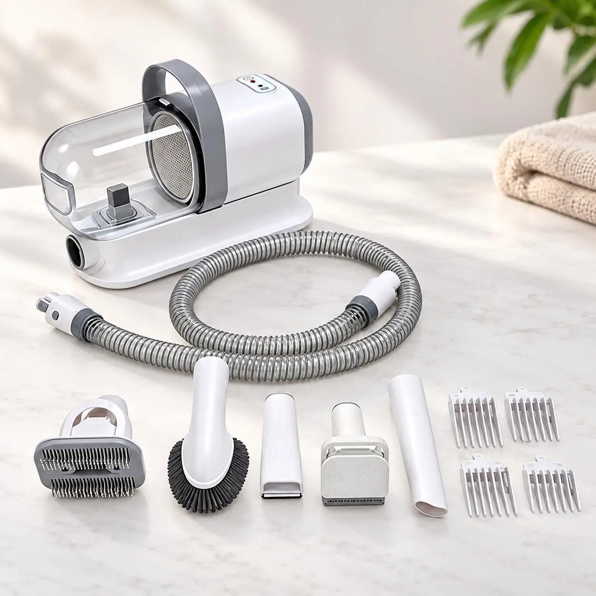 Dog Kit, Including Vacuum Brush for Cats Dogs, 5-Piece Set, and a Multi-Functional Pet