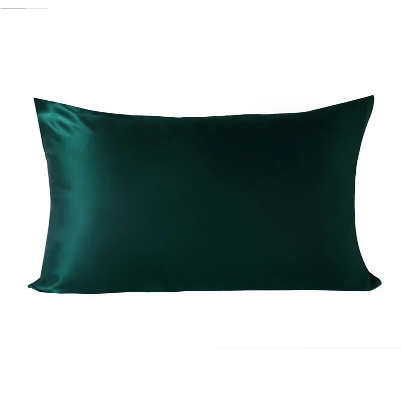 100% Real Silk Mulberry Pillow Case 6a 16/19/22 Satin Silk Pillowcase Organic Embroidered