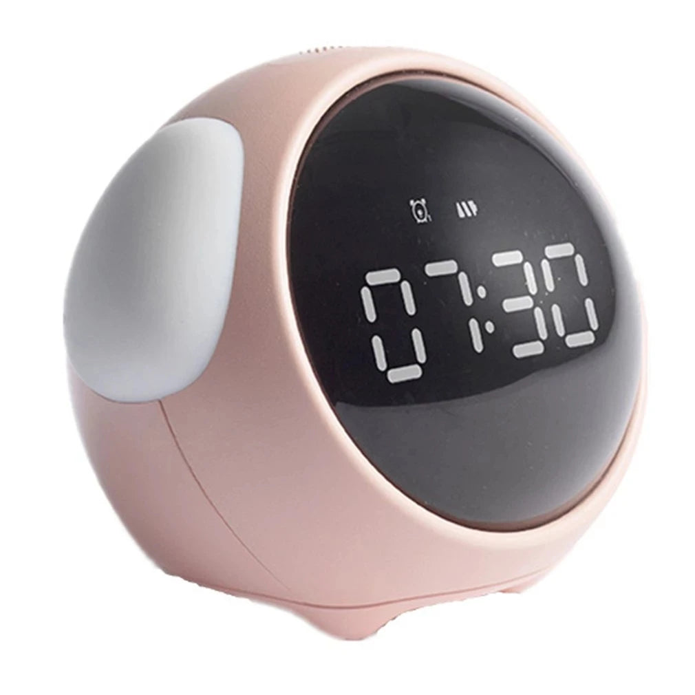 Cute Sunrise Nature Sounds Smart Kids Table Clock Touch Light Wake-Up Feature