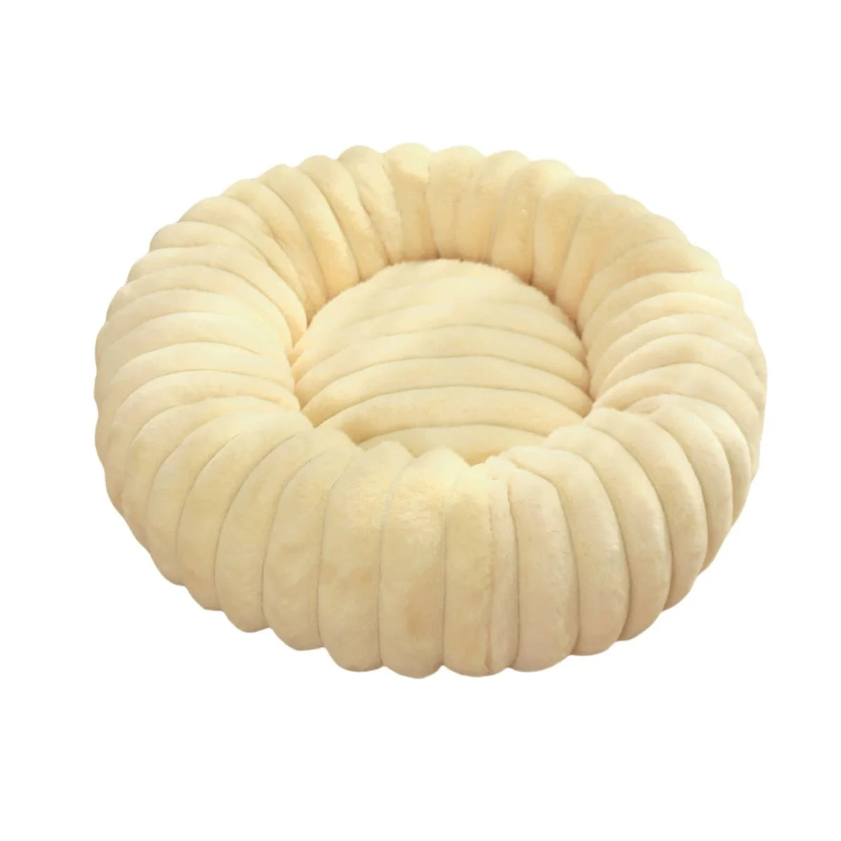 Soft Flannel Dog Donuts Calming Bed New Fashion Warm Winter Bed