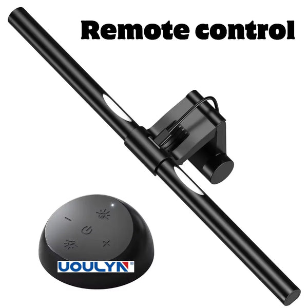 Uoulyn Dual-Source Wireless Remote Control LED Computer Screen Monitor Light Lamp Bar Usb