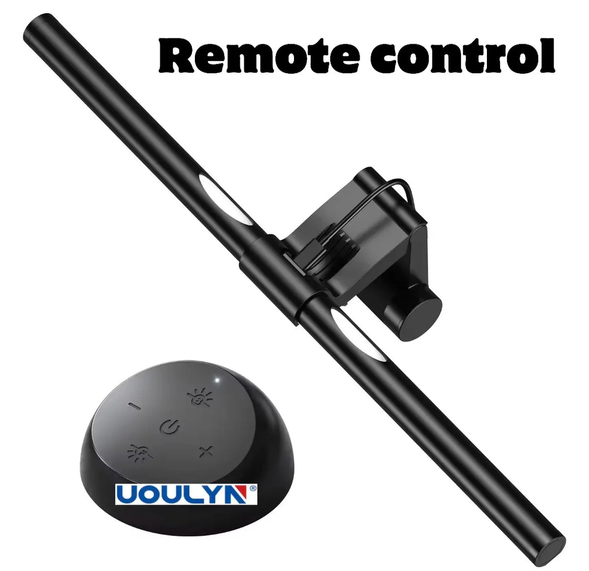 Uoulyn Dual-Source Wireless Remote Control LED Computer Screen Monitor Light Lamp Bar Usb