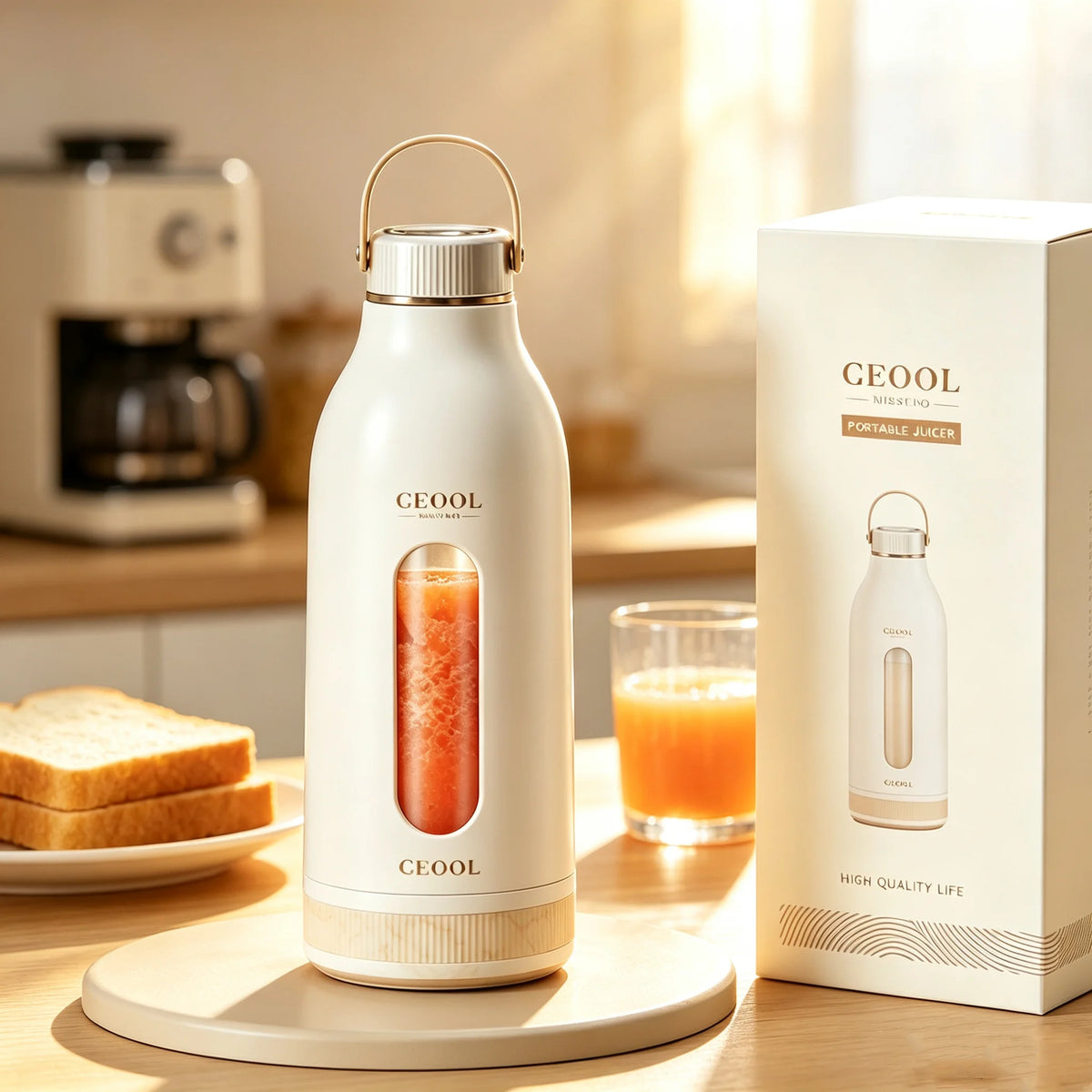 Waterproof Mini Juicer Powerful BPA-Free USB Rechargeable Juice Blender Household Mini